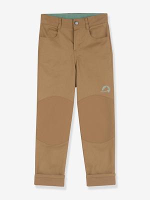 Kinderbroek KUULU CANVAS finkid, rechte pasvorm karamel