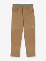 Kinderbroek KUULU CANVAS finkid, rechte pasvorm karamel