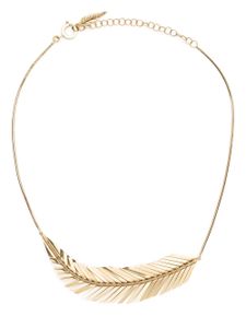 Cadar collier en or 18ct serti de plumes