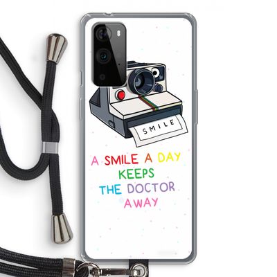 Smile: OnePlus 9 Pro Transparant Hoesje met koord