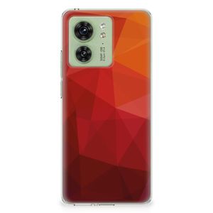 TPU Hoesje voor Motorola Edge 40 Polygon Red