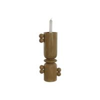 Kandelaar Home ESPRIT Bruin Hars Hout 15 x 9,5 x 35 cm