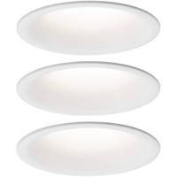 Paulmann LED-inbouwlamp voor badkamer Set van 3 stuks 18.9 W