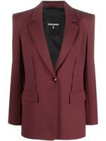 Patrizia Pepe blazer Essential à simple boutonnage - Rouge