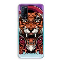 Tiger and Rattlesnakes: Oppo A92 Transparant Hoesje Tiger and Rattlesnakes: Oppo A92 Transparant Hoesje
