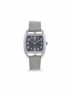 Hermès Pre-Owned montre Cape Cod Tonneau pre-owned (années 2010) - Gris