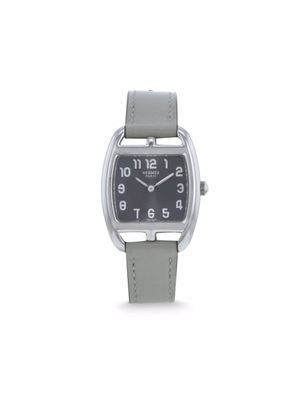 Hermès Pre-Owned montre Cape Cod Tonneau pre-owned (années 2010) - Gris
