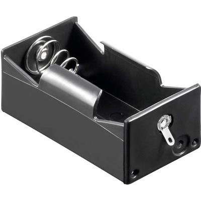 Goobay 12457 Batterijhouder Aantal cellen: 1 D (mono) Soldeeraansluiting (l x b x h) 69 x 35 x 27.5 mm