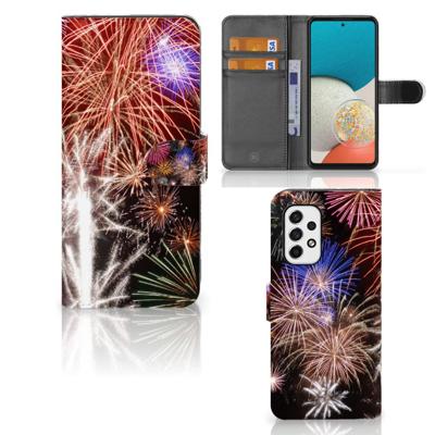 Samsung Galaxy A53 | Wallet Case | met Pasjes | Vuurwerk