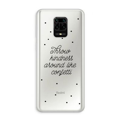 Confetti: Xiaomi Redmi Note 10 Lite Transparant Hoesje
