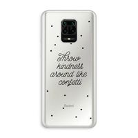 Confetti: Xiaomi Redmi Note 10 Lite Transparant Hoesje