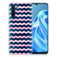 OPPO A91 | TPU bumper | Waves Roze