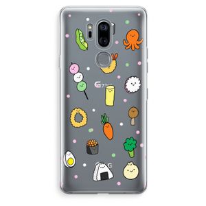 Happy bento friends: LG G7 Thinq Transparant Hoesje