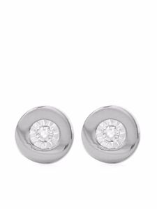 Monica Vinader puces d'oreilles Linear - Argent