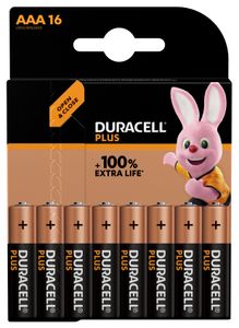 Duracell Plus 100 Wegwerpbatterij AAA Alkaline