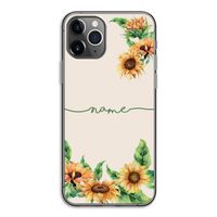 Zonnebloemen: iPhone 11 Pro Transparant Hoesje