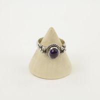 Zilveren Ring met Amethist Maat 16,5 - Model 2 (Sterling Zilver 925)