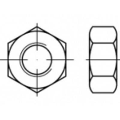 TOOLCRAFT TO-9984954 Zeskantmoeren M45 Staal Galvanisch verzinkt 5 stuk(s)