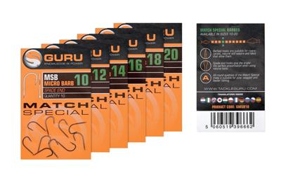 Guru Guru Match Special hook size 10 (Barbed/Spade End)