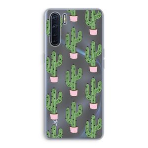 Cactus Lover: Oppo A91 Transparant Hoesje