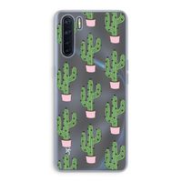 Cactus Lover: Oppo A91 Transparant Hoesje