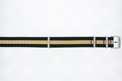 Horlogeband Certina C604024495 Onderliggend Nylon/perlon Bi-Color 20mm