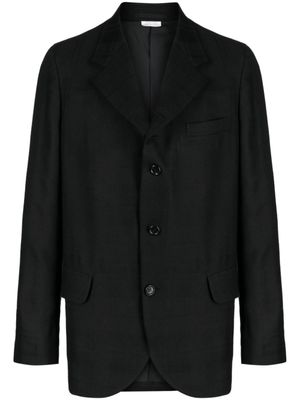 Comme des Garçons Homme Deux blazer en laine à simple boutonnage - Noir