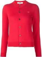 Comme Des Garçons Play cardigan boutonné à logo brodé - Rouge