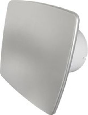Badkamer/toilet ventilator - met timer - Ø100mm - bold-line RVS