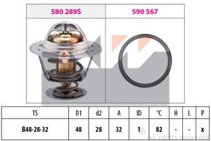 Kw Thermostaat 580 289