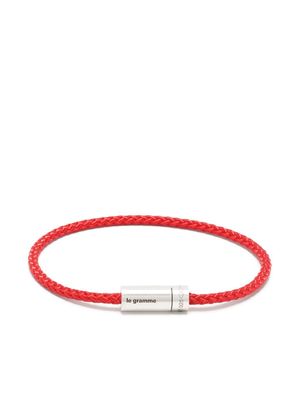 Le Gramme bracelet à logo gravé - Rouge