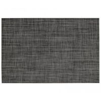 10x stuks placemats met geweven print antraciet 45 x 30 cm - thumbnail