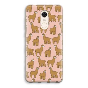 Alpacas: Xiaomi Redmi 5 Transparant Hoesje