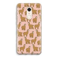 Alpacas: Xiaomi Redmi 5 Transparant Hoesje Alpacas: Xiaomi Redmi 5 Transparant Hoesje