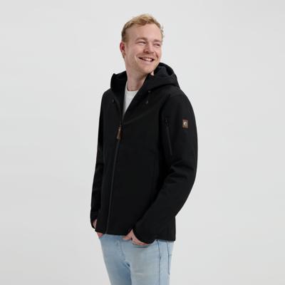 Travelin&apos; Men - softshell jacket - Zwart - Maat XXL