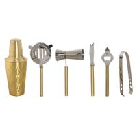 Cocktail Set Home ESPRIT Gouden Roestvrij staal 22 x 22 x 21 cm