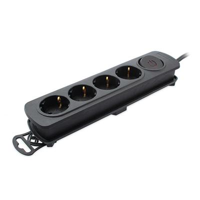 4-voudige Stekkerdoos met Schakelaar TM Electron 3680 W