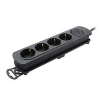 4-voudige Stekkerdoos met Schakelaar TM Electron 3680 W