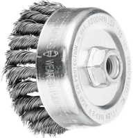 Pferd komborstel staal 100mm m14 0.5 pos