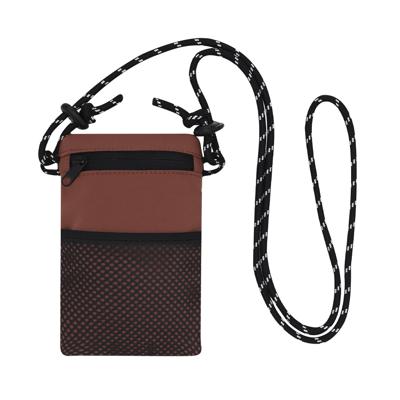 Multifunctioneel tasje/schoudertas - bordeaux - telefoon/geld tasje - festival tassen