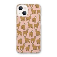 Alpacas: iPhone 13 mini Transparant Hoesje
