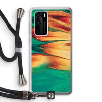 Green Inferno: Huawei P40 Transparant Hoesje met koord