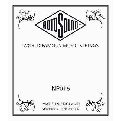 Rotosound NP016 Losse Plain Steel .016 Elektrische / Akoestische Snaar