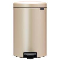 Brabantia NewIcon Pedaalemmer - 20 liter - kunststof binnenemmer - metallic gold 304460