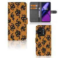 Telefoonhoesje | Met pasjeshouder | voor OnePlus 11 Snakes