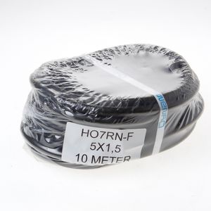 Kabel neopr.zwart 5x1.5 (10m)