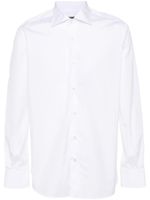 Canali chemise en coton à manches longues - Blanc - thumbnail