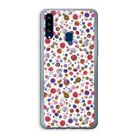 Planets Space: Samsung Galaxy A20s Transparant Hoesje