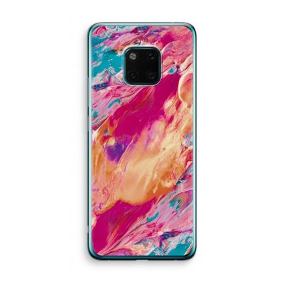 Pastel Echoes: Huawei Mate 20 Pro Transparant Hoesje