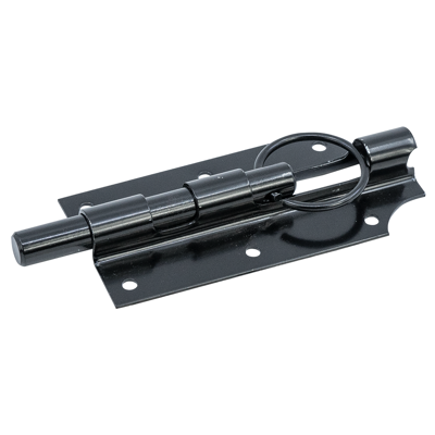 Waelbers Valgrendel 150x70mm zwart gecoat - 10 Stuk(s) - 1127.05